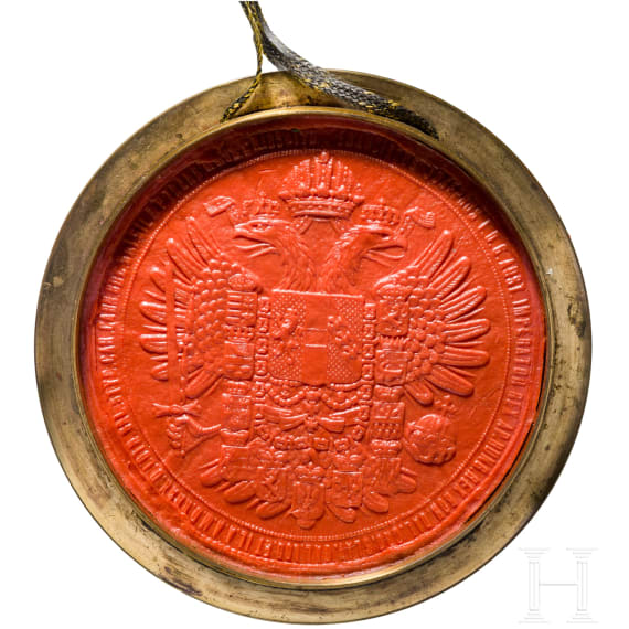 Konstantin Sretkow, Edler von Kostankow (1848 - 1916) - Adelsurkunde, 1904, sowie Patent zum Generalmajor, 1908