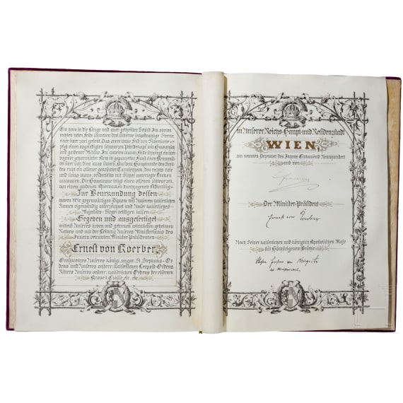 Konstantin Sretkow, Edler von Kostankow (1848 - 1916) - Adelsurkunde, 1904, sowie Patent zum Generalmajor, 1908