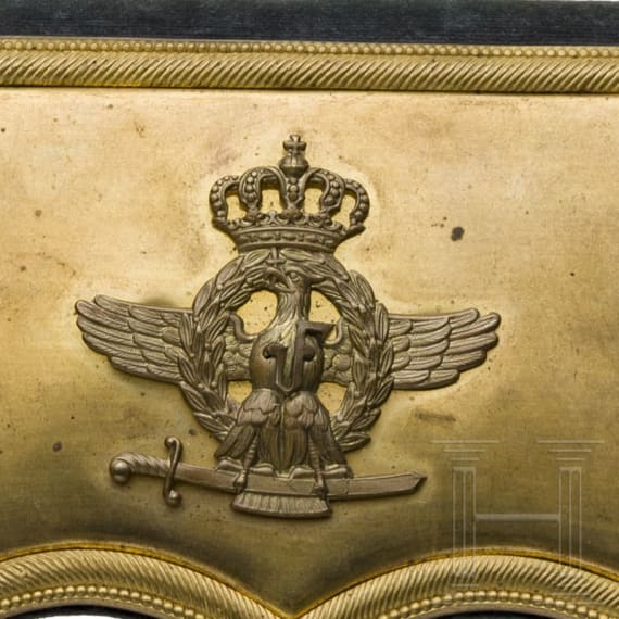 Kartuschkasten f&uuml;r Offiziere der Luftwaffe aus der Regierungszeit von K&ouml;nig Ferdinand I., 1914 - 1927