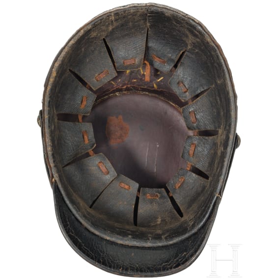 Tschako für Offiziere des 14. Mitavsky-Husaren-Regiments, Russland, um 1870