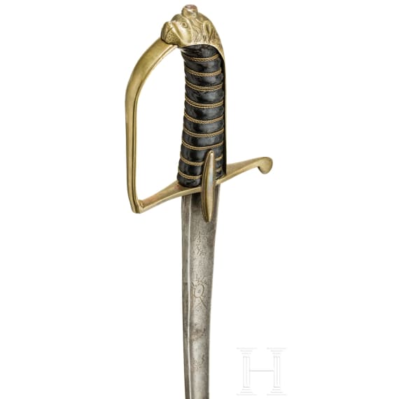 S&auml;bel f&uuml;r Offiziere der leichten Kavallerie, um 1800