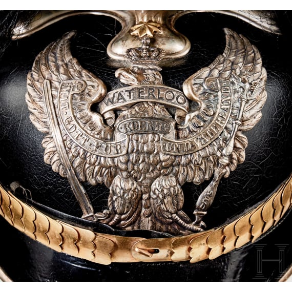 Hannover - Helm f&uuml;r Offiziere im Dragoner-Regiment Nr. 16