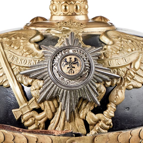 Preu&szlig;en - Helm f&uuml;r Offiziere im Kaiser Franz Garde-Grenadier-Regiment Nr. 2