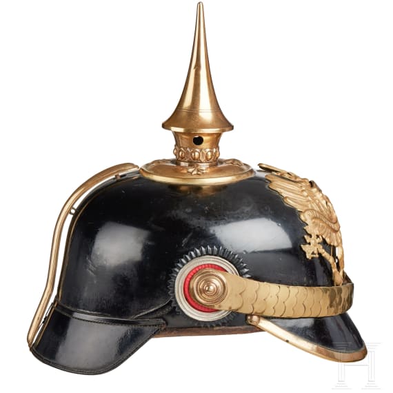 Preu&szlig;en - Helm f&uuml;r Offiziere der Infanterie-Regimenter 74, 77, 78, 164 oder 165