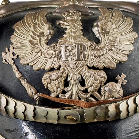 Preu&szlig;en - Helm f&uuml;r F&auml;hnriche der Veterin&auml;rtruppe