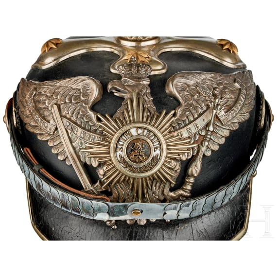 Preu&szlig;en - Helm f&uuml;r Offiziere des 2. Garde-Dragoner-Regiments Kaiserin Alexandra von Russland