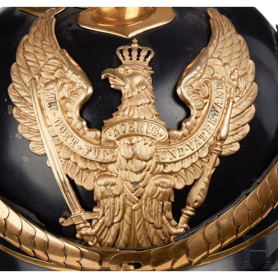 Preu&szlig;en - Helm f&uuml;r Offiziere der J&auml;ger zu Pferde