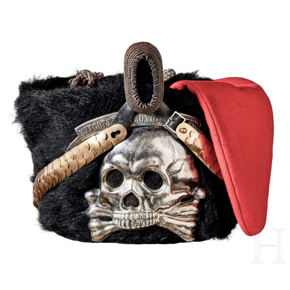 Pelzm&uuml;tze f&uuml;r Unteroffiziere im 1. Leib-Husaren-Regiment Nr. 1
