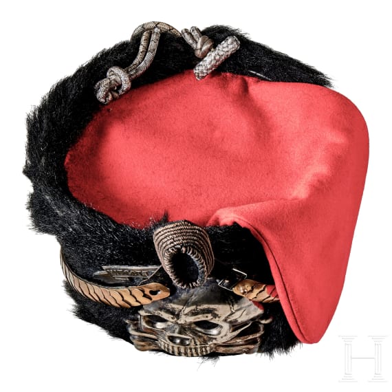 Pelzm&uuml;tze f&uuml;r Unteroffiziere im 1. Leib-Husaren-Regiment Nr. 1