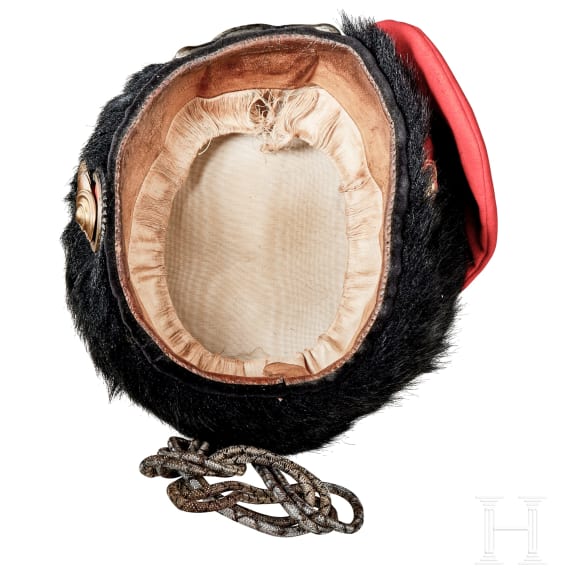 Pelzm&uuml;tze f&uuml;r Unteroffiziere im 1. Leib-Husaren-Regiment Nr. 1