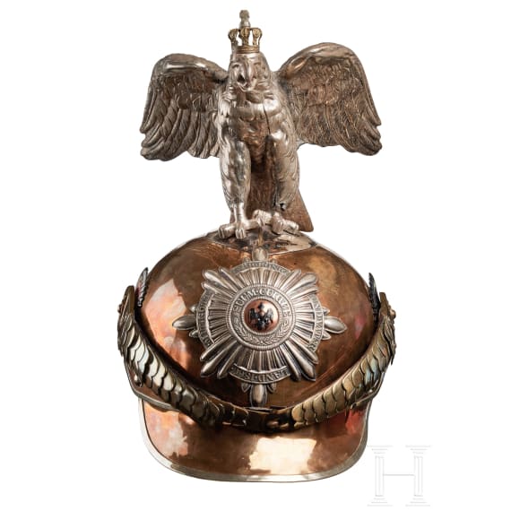Preu&szlig;en - Helm f&uuml;r Mannschaften der Garde Du Corps mit Paradeadler
