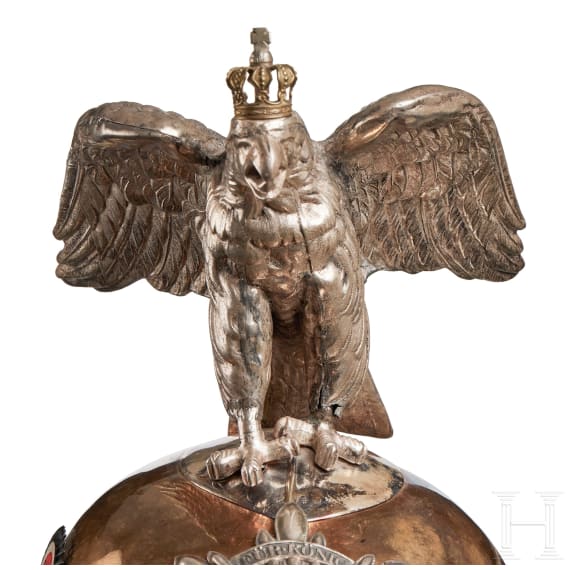 Preu&szlig;en - Helm f&uuml;r Mannschaften der Garde Du Corps mit Paradeadler