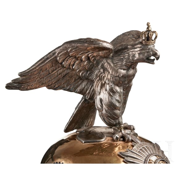 Preu&szlig;en - Helm f&uuml;r Offiziere der Garde Du Corps, mit Paradeadler