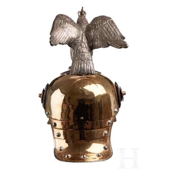 Preu&szlig;en - Helm f&uuml;r Offiziere der Garde Du Corps, mit Paradeadler