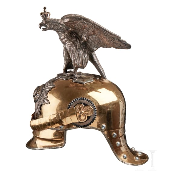 Preu&szlig;en - Helm f&uuml;r Offiziere der Garde Du Corps, mit Paradeadler