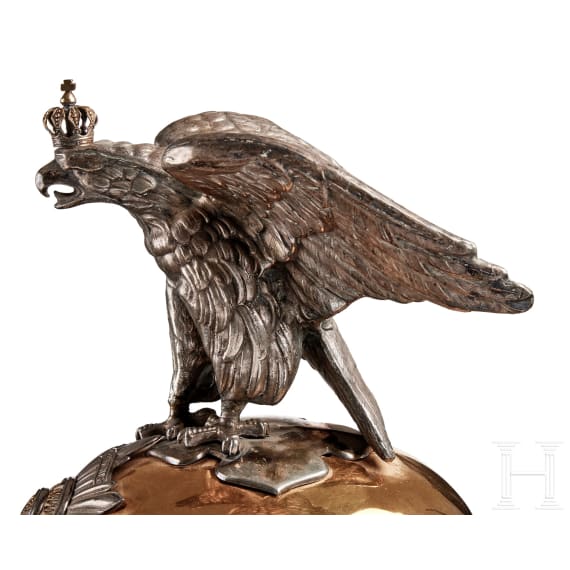 Preu&szlig;en - Helm f&uuml;r Offiziere der Garde Du Corps, mit Paradeadler