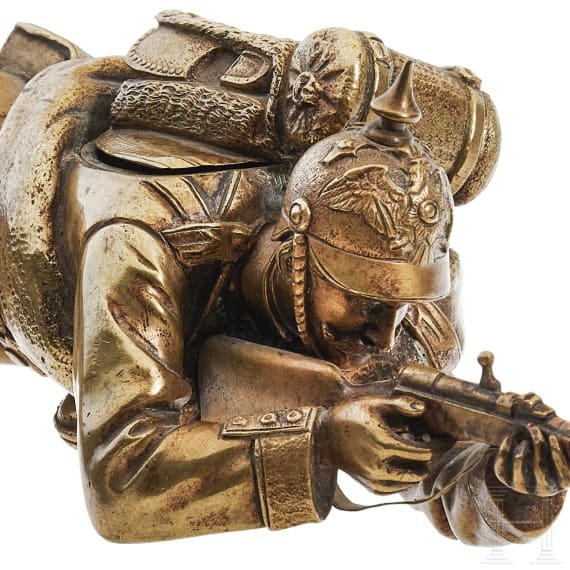 Preu&szlig;en - Tintenfass in Form eines Soldaten