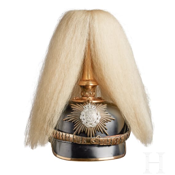 Sachsen - Helm f&uuml;r Offiziere der Infanterie
