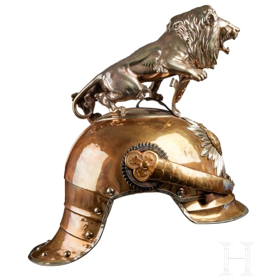 Sachsen - Helm f&uuml;r Offiziere im Garde-Reiter-Regiment