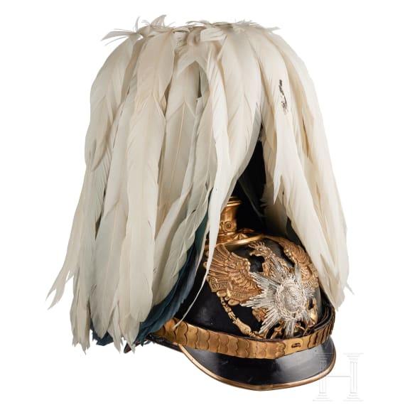 Herzog Ernst II. von Saxon-Altenburg - Helm als General des 6. Th&uuml;ringischen IR 95