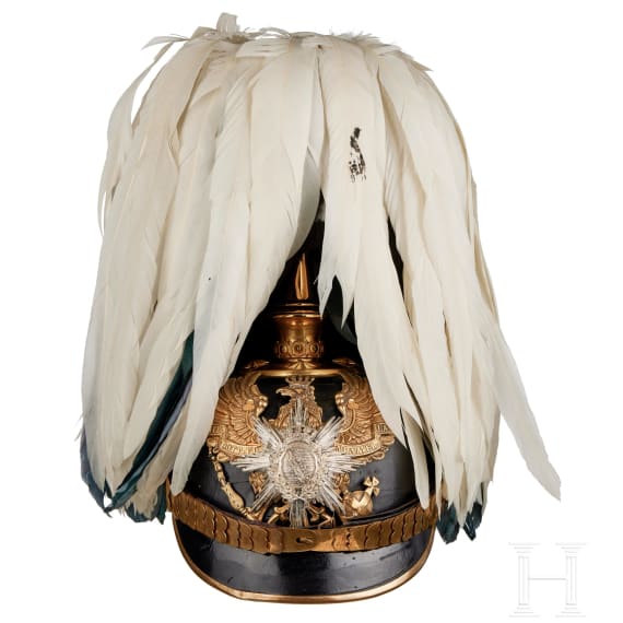 Herzog Ernst II. von Saxon-Altenburg - Helm als General des 6. Th&uuml;ringischen IR 95