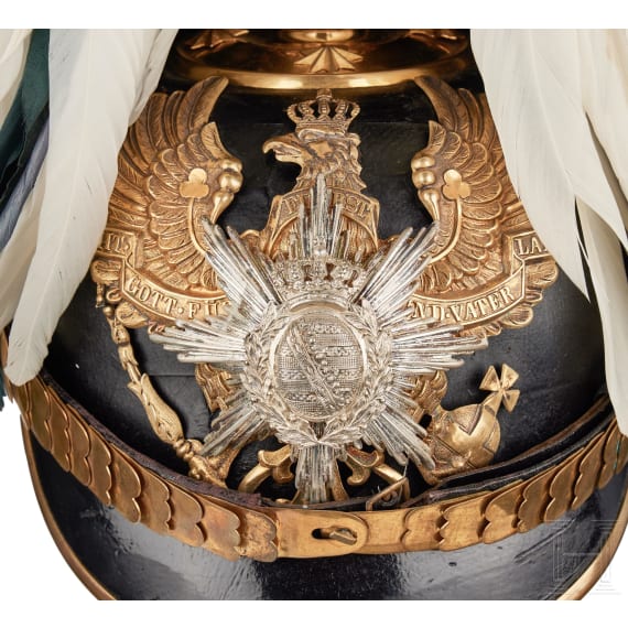 Herzog Ernst II. von Saxon-Altenburg - Helm als General des 6. Th&uuml;ringischen IR 95