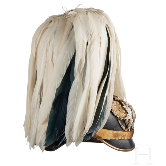 Herzog Ernst II. von Saxon-Altenburg - Helm als General des 6. Th&uuml;ringischen IR 95