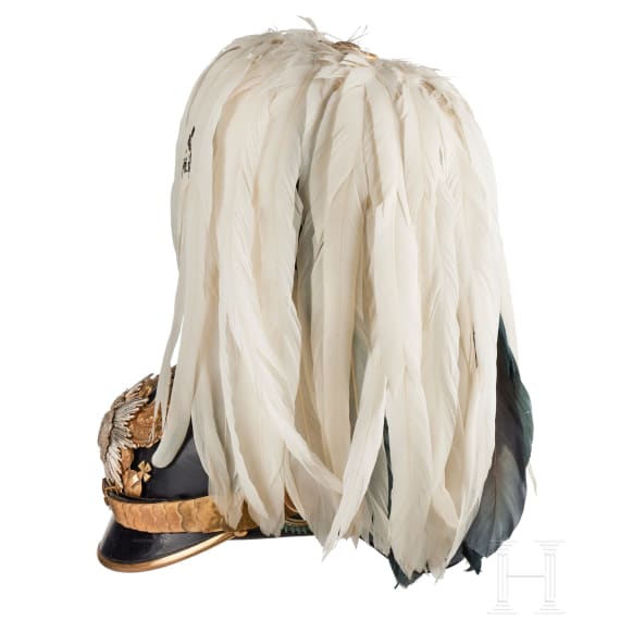 Herzog Ernst II. von Saxon-Altenburg - Helm als General des 6. Th&uuml;ringischen IR 95
