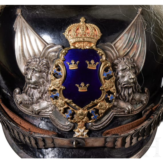 Schweden - Helm f&uuml;r Offiziere der Infanterie