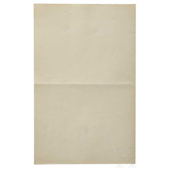 Karl Theodor von Sauer, Fl&uuml;geladjutant von K&ouml;nig Ludwig II. - Patent zum General der Artillerie, datiert 1893