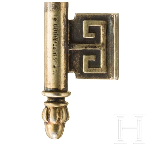 Kammerherrenschl&uuml;ssel aus der Regierungszeit K&ouml;nig Ludwigs III. (1913 - 1918)