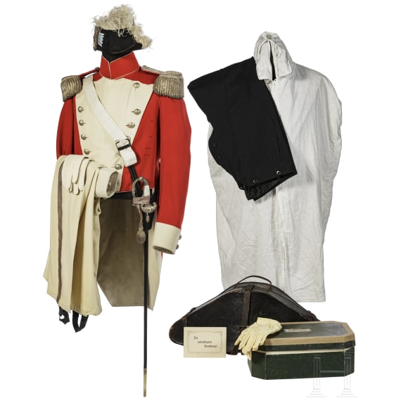 Prinz Alfons von Bayern (1862 - 1933) - sogenannte "Rote" Uniform des Hausritterordens vom Hl. Georg als Gro&szlig;prior des Ordens