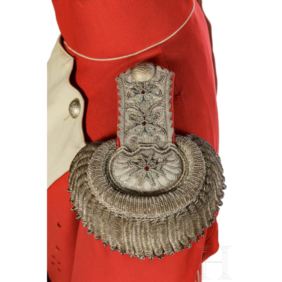 Prinz Alfons von Bayern (1862 - 1933) - sogenannte "Rote" Uniform des Hausritterordens vom Hl. Georg als Gro&szlig;prior des Ordens