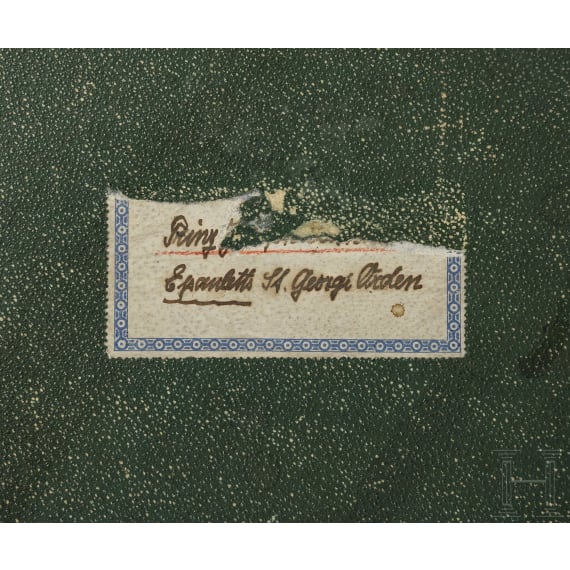 Prinz Alfons von Bayern (1862 - 1933) - sogenannte "Rote" Uniform des Hausritterordens vom Hl. Georg als Gro&szlig;prior des Ordens
