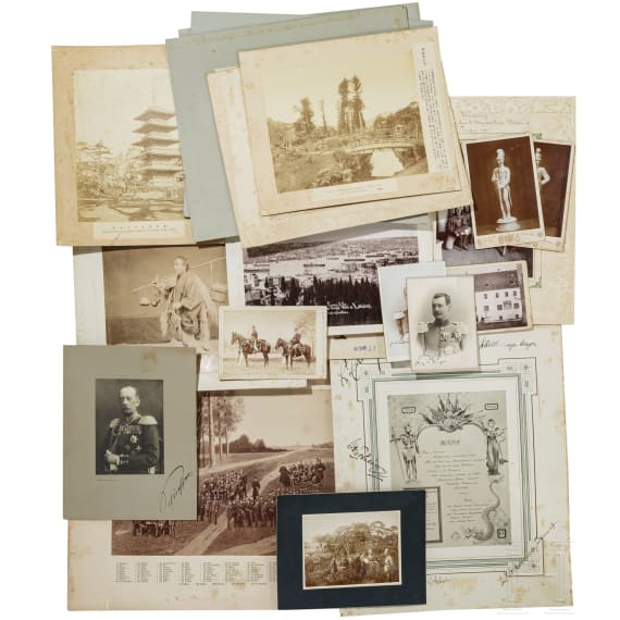 Carl Graf Verri della Bosia (1865 - 1911) - seltene Ostasienfotos und -b&uuml;cher aus dem Nachlass