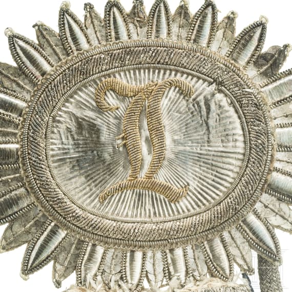 Portepee zum Kammerherrenschl&uuml;ssel aus der Regierungszeit von K&ouml;nig Ludwig II. (1864 - 1886) oder Ludwig III. (1913 - 1918)