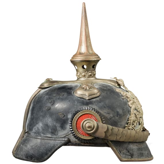 Ernst von Barth zu Harmating (1849 - 1934) oder Carl Graf Verri della Bosia (1865 - 1911) - Helm M 1886 als Offizier im Infanterie-Leib-Regiment