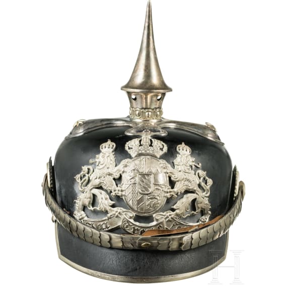 Otto Karl Schirndinger von Schirnding (1892 - 1979) - Helm M 1886 f&uuml;r Offiziere der Pioniere, um 1914