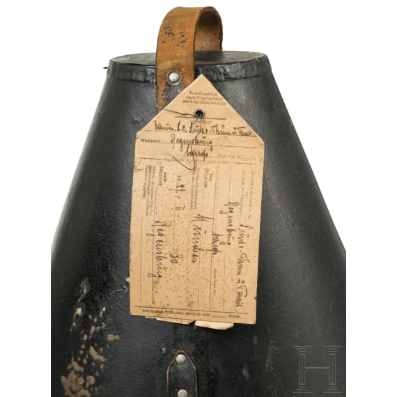 Otto Karl Schirndinger von Schirnding (1892 - 1979) - Helm M 1886 f&uuml;r Offiziere der Pioniere, um 1914