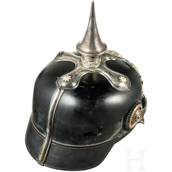 Otto Karl Schirndinger von Schirnding (1892 - 1979) - Helm M 1886 f&uuml;r Offiziere der Pioniere, um 1914