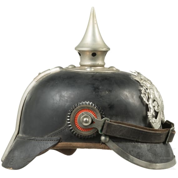 Otto Karl Schirndinger von Schirnding (1892 - 1979) - Helm M 1896 f&uuml;r Unteroffiziere der Pioniere, um 1912
