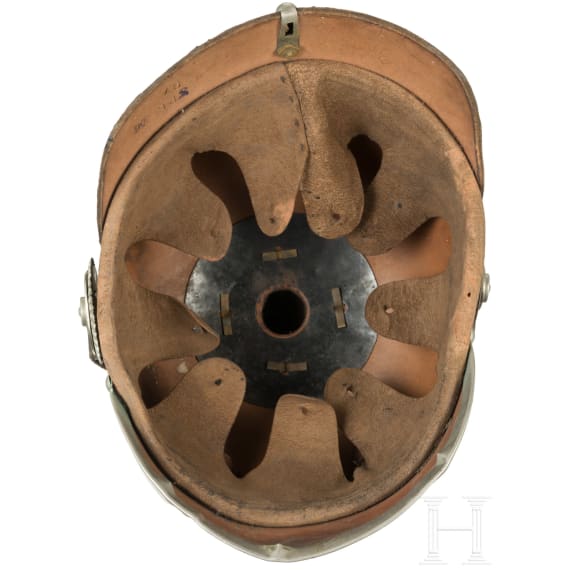 Otto Karl Schirndinger von Schirnding (1892 - 1979) - Helm M 1896 f&uuml;r Unteroffiziere der Pioniere, um 1912