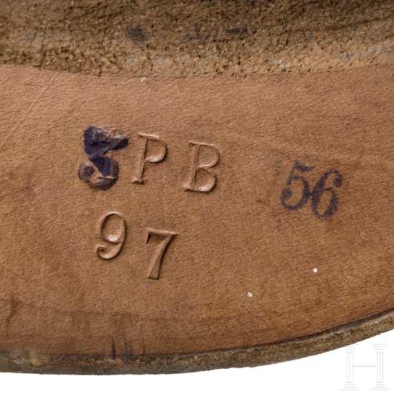 Otto Karl Schirndinger von Schirnding (1892 - 1979) - Helm M 1896 f&uuml;r Unteroffiziere der Pioniere, um 1912