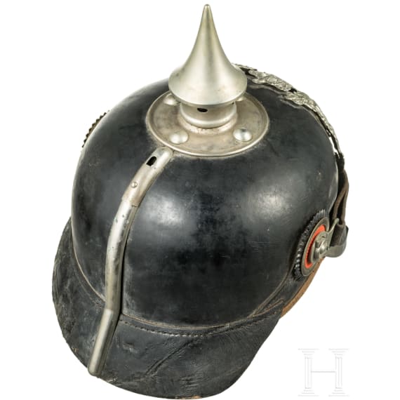 Otto Karl Schirndinger von Schirnding (1892 - 1979) - Helm M 1896 f&uuml;r Unteroffiziere der Pioniere, um 1912