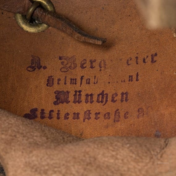 Otto Karl Schirndinger von Schirnding (1892 - 1979) - Helm M 1896 f&uuml;r Unteroffiziere der Pioniere, um 1912