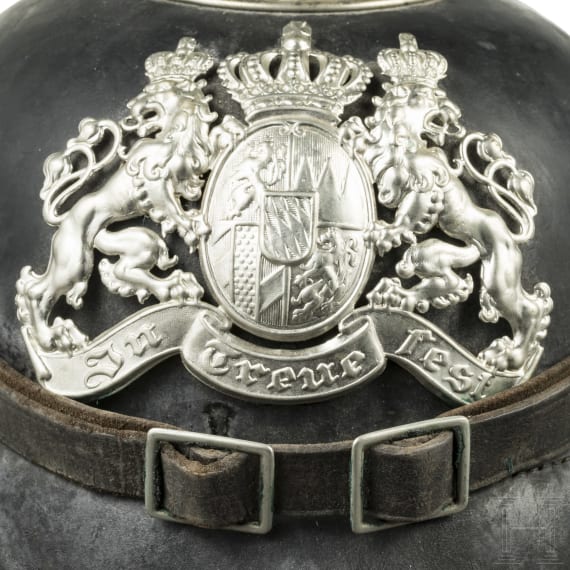 Otto Karl Schirndinger von Schirnding (1892 - 1979) - Helm M 1896 f&uuml;r Unteroffiziere der Pioniere, um 1912
