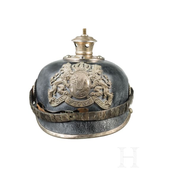 Otto Karl Schirndinger von Schirnding (1892 - 1979) - Helm M 1896 f&uuml;r Pioniere, um 1912 -1914
