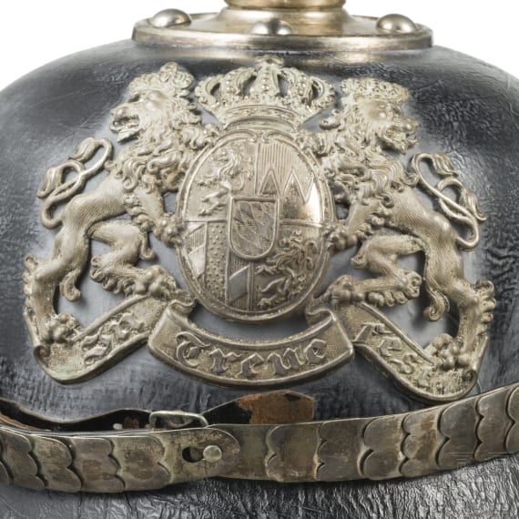 Otto Karl Schirndinger von Schirnding (1892 - 1979) - Helm M 1896 f&uuml;r Pioniere, um 1912 -1914