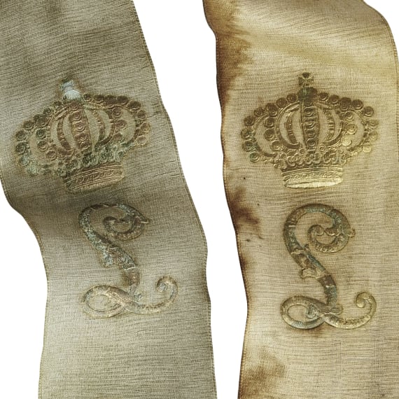 Zwei Fahnen, Bayern, 1856 bzw. 1907