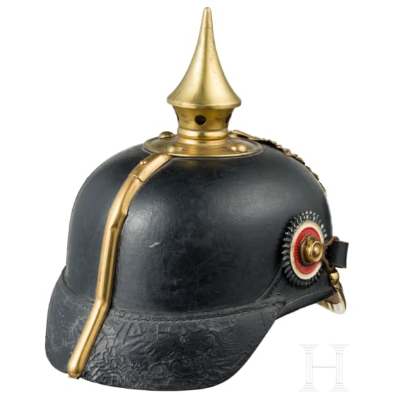 Helm für Mannschaften im Großherzoglich Mecklenburgischen Grenadier-Regiment Nr. 89, um 1900